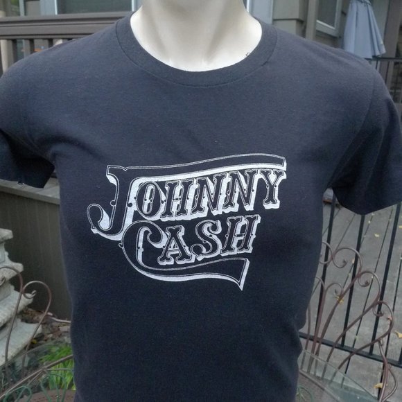 Rare 1980 Johnny Cash Concert Single Stitch Shirt * Mens Med (40)